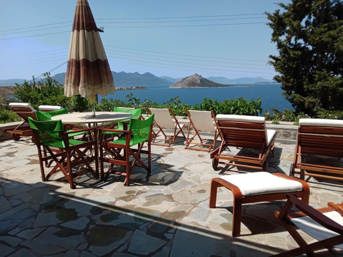 Fantastic House With A Wonderful View Of The Sea Villa Kapotidhes Luaran gambar