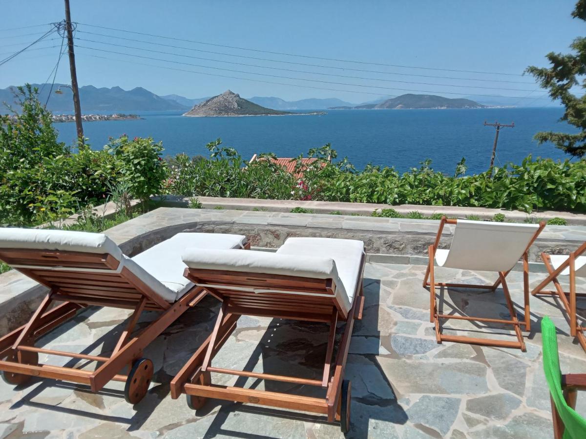 Fantastic House With A Wonderful View Of The Sea Villa Kapotidhes Luaran gambar